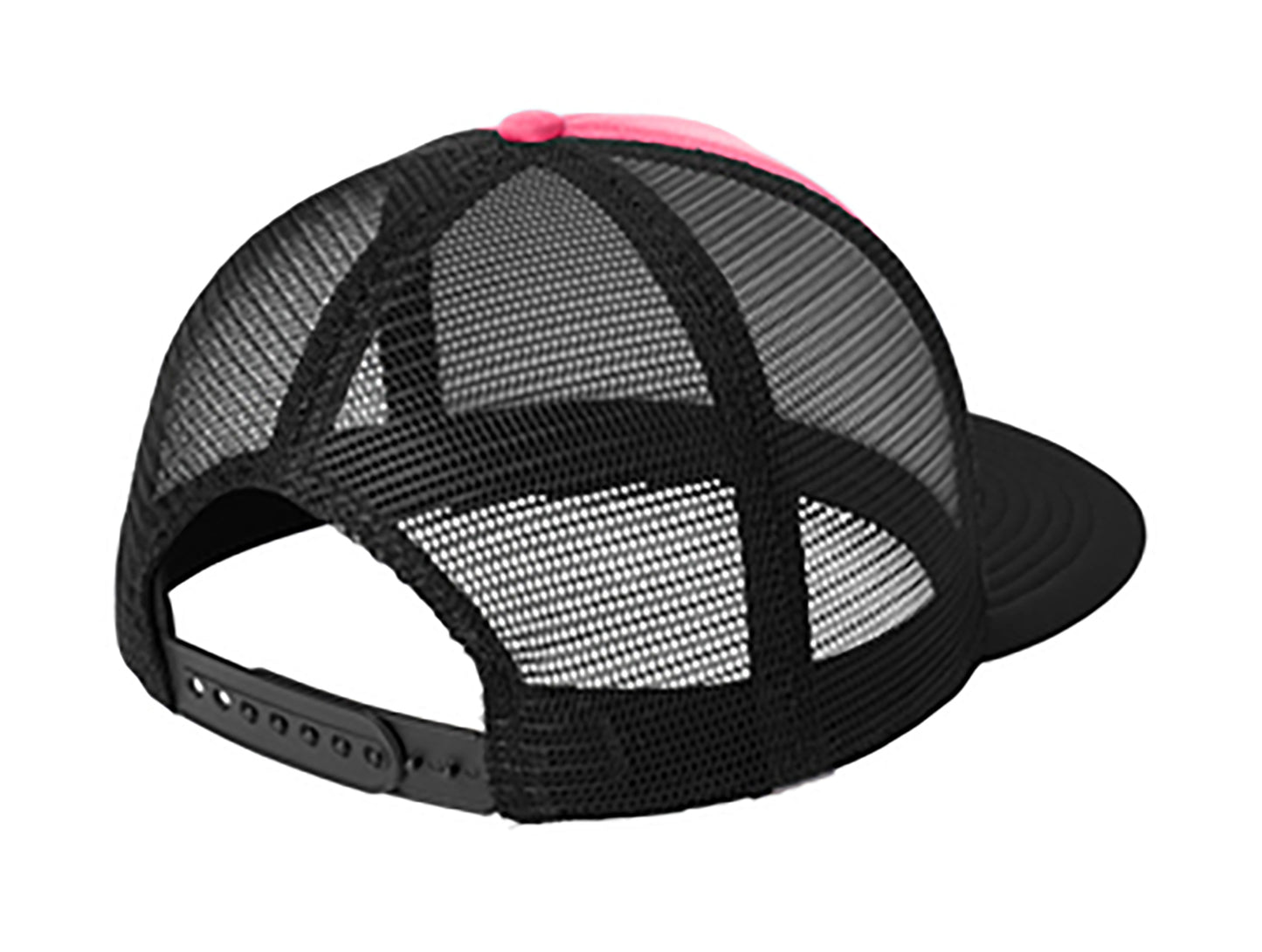 Flat Bill Snapback Trucker Cap