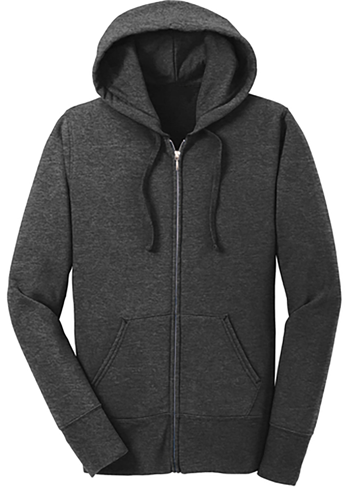 Heather Grey Women's Core Fleece Full-Zip Hooded Sweatshirt