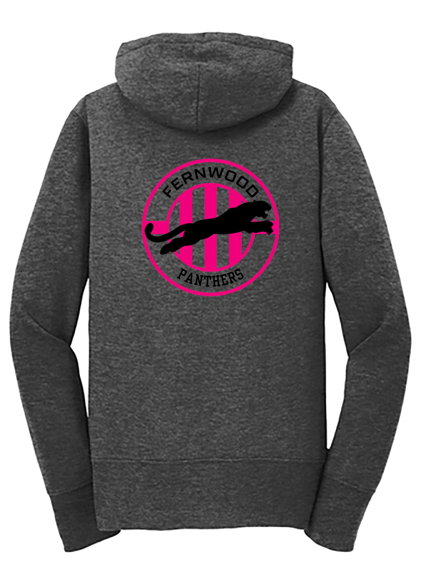 Heather Grey Women's Core Fleece Full-Zip Hooded Sweatshirt