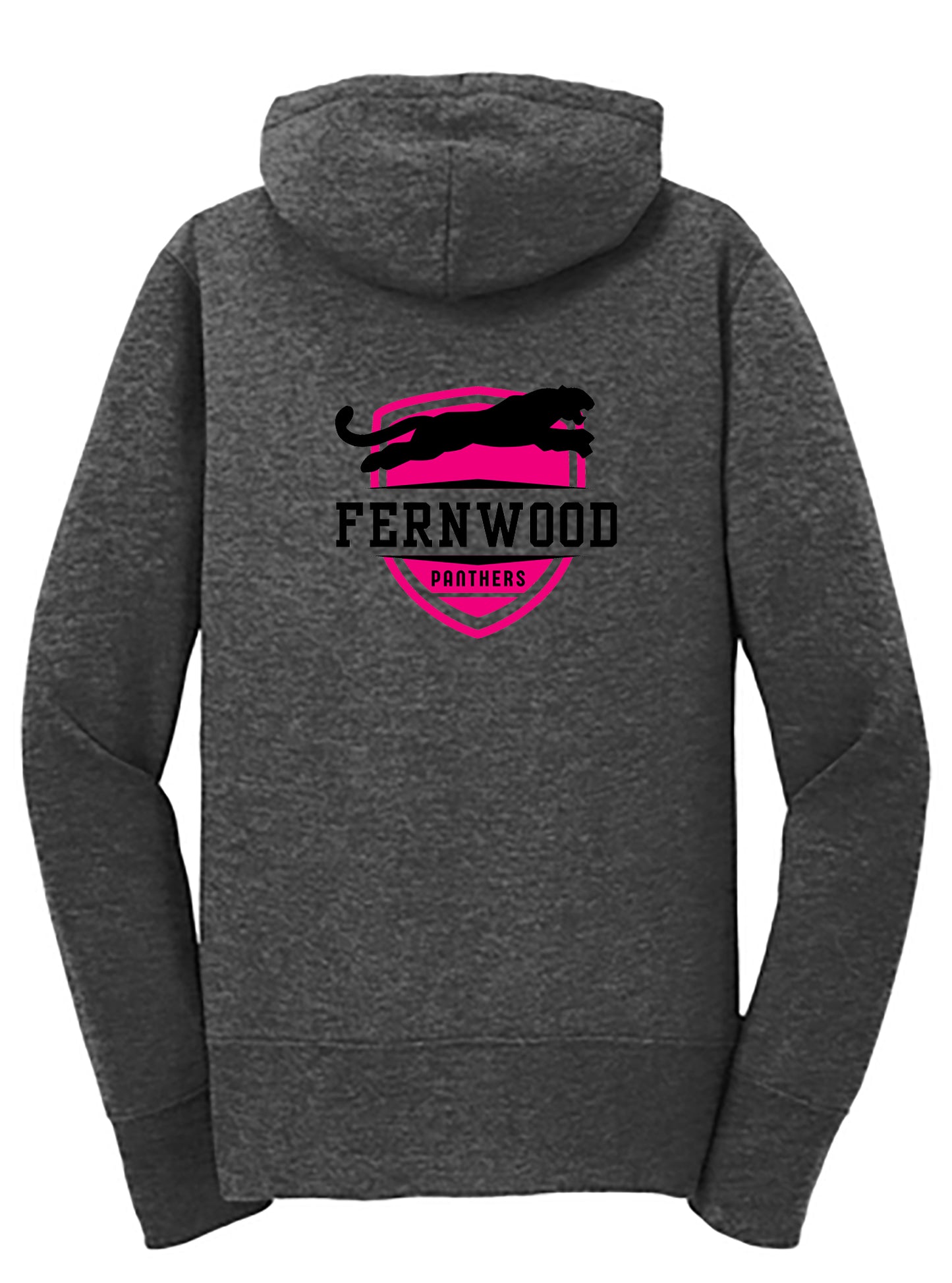 Heather Grey Women's Core Fleece Full-Zip Hooded Sweatshirt