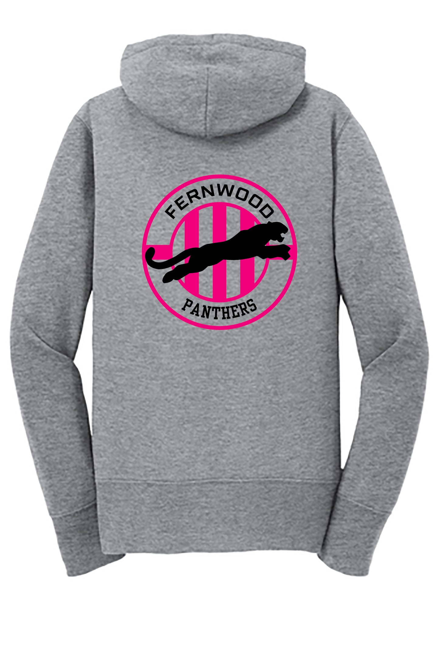 Althletic Heather Women's Core Fleece Full-Zip Hooded Sweatshirt