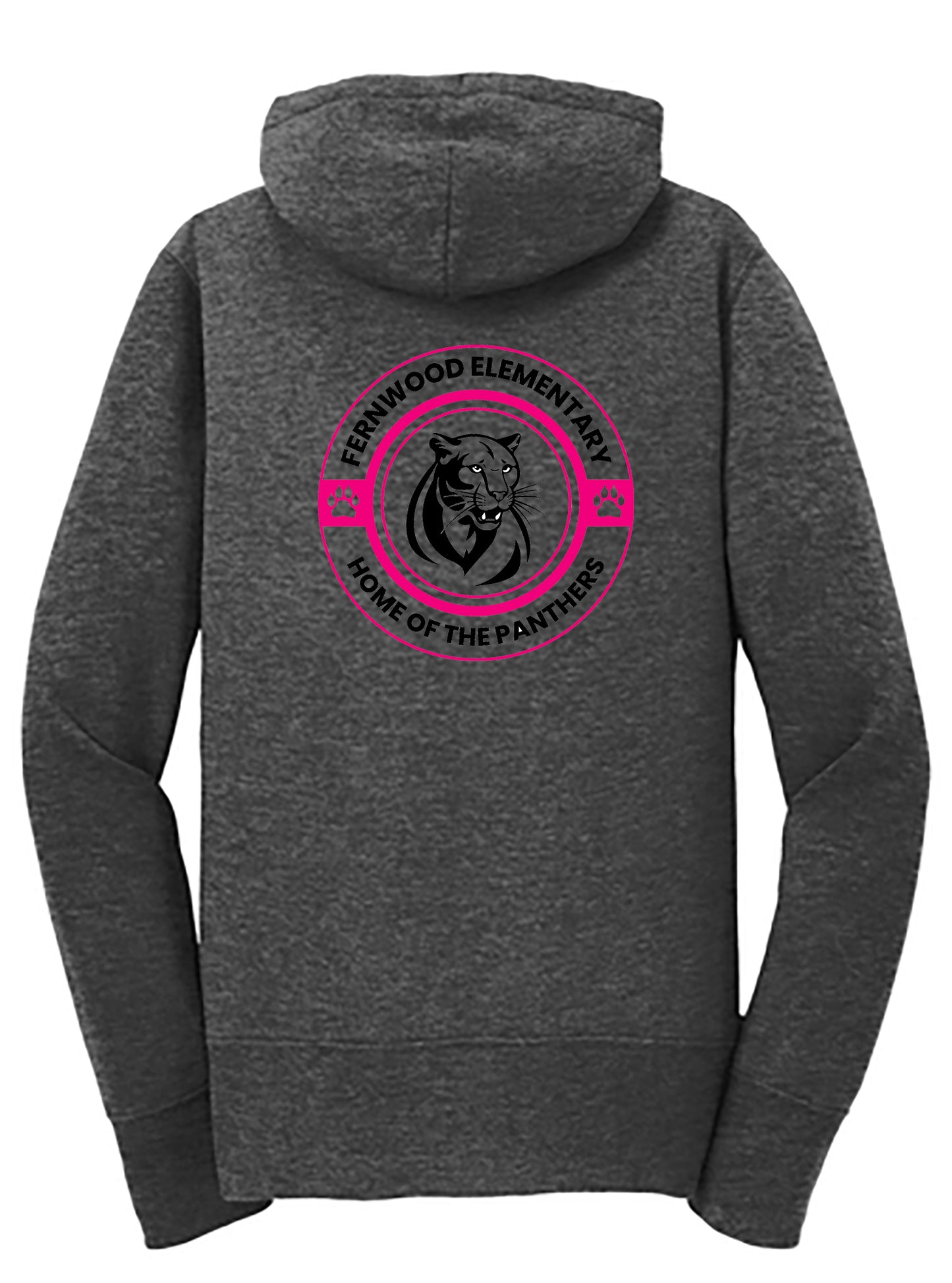 Heather Grey Women's Core Fleece Full-Zip Hooded Sweatshirt