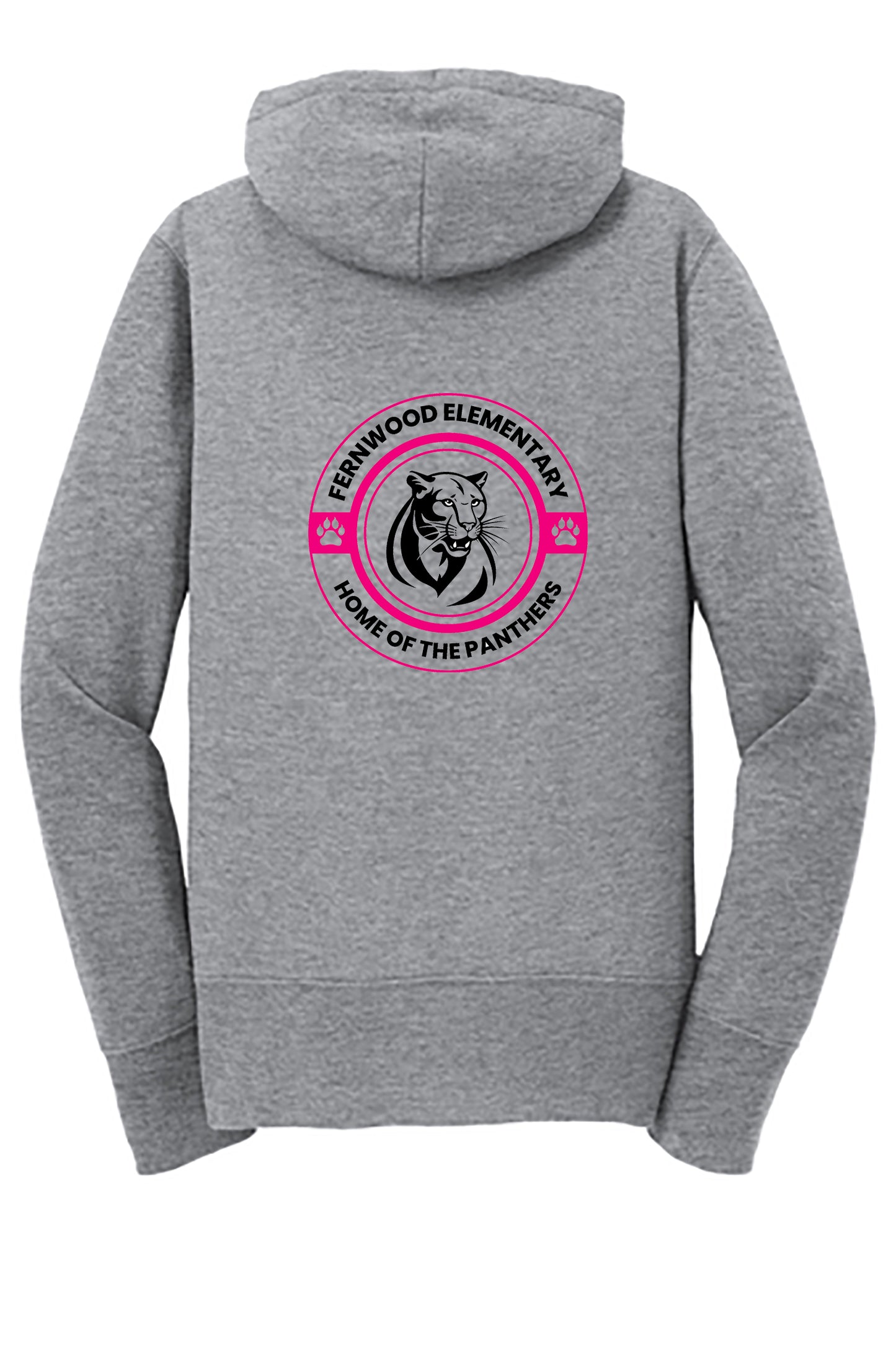 Althletic Heather Women's Core Fleece Full-Zip Hooded Sweatshirt