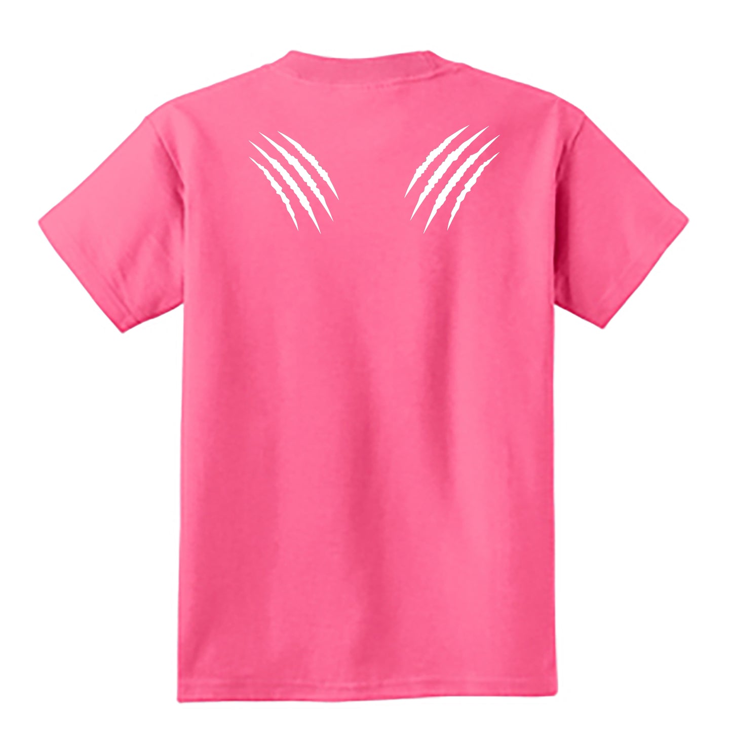 Neon Pink Youth Core Cotton Tee