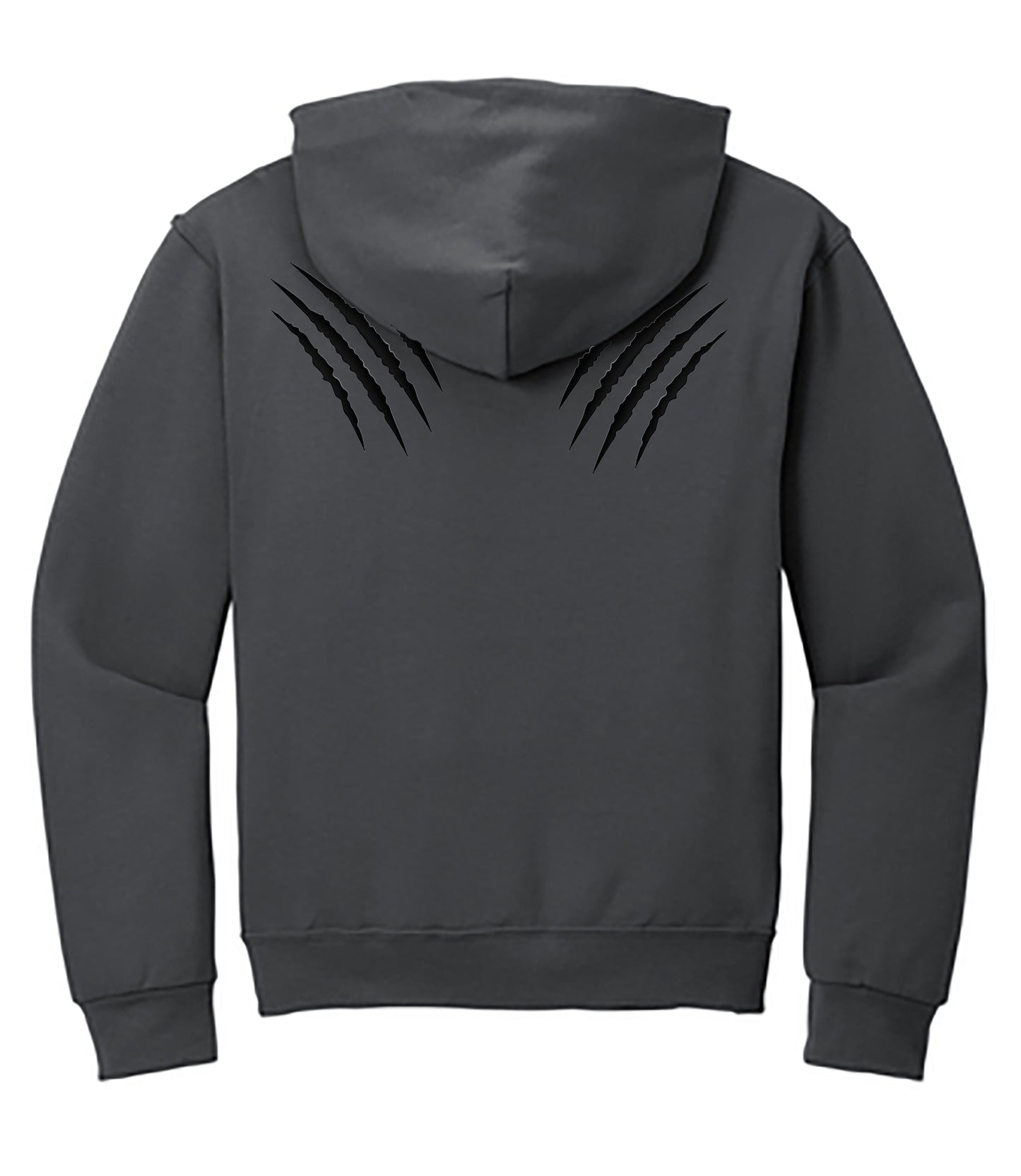 Charcoal Adult NuBlend® Pullover Hooded Sweatshirt