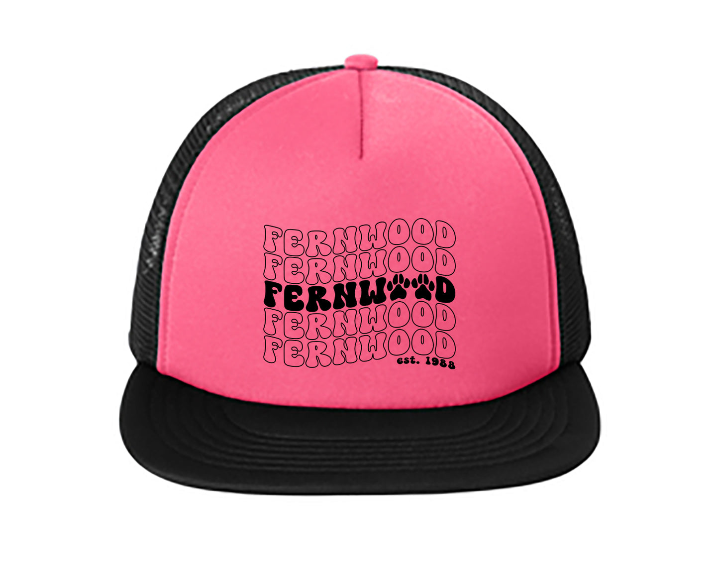 Flat Bill Snapback Trucker Cap