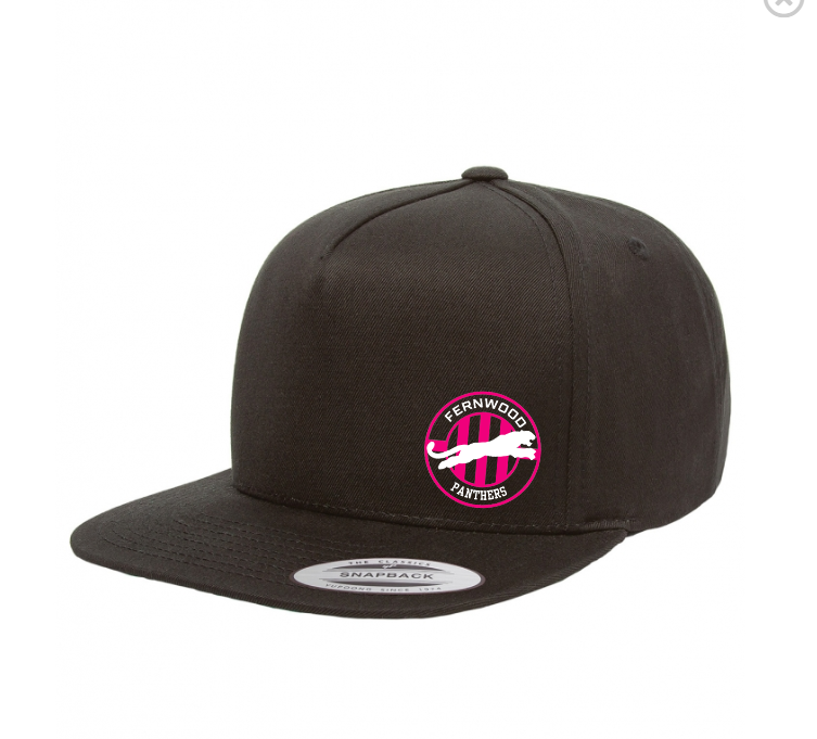 Adult 5-Panel Cotton Twill Snapback Cap