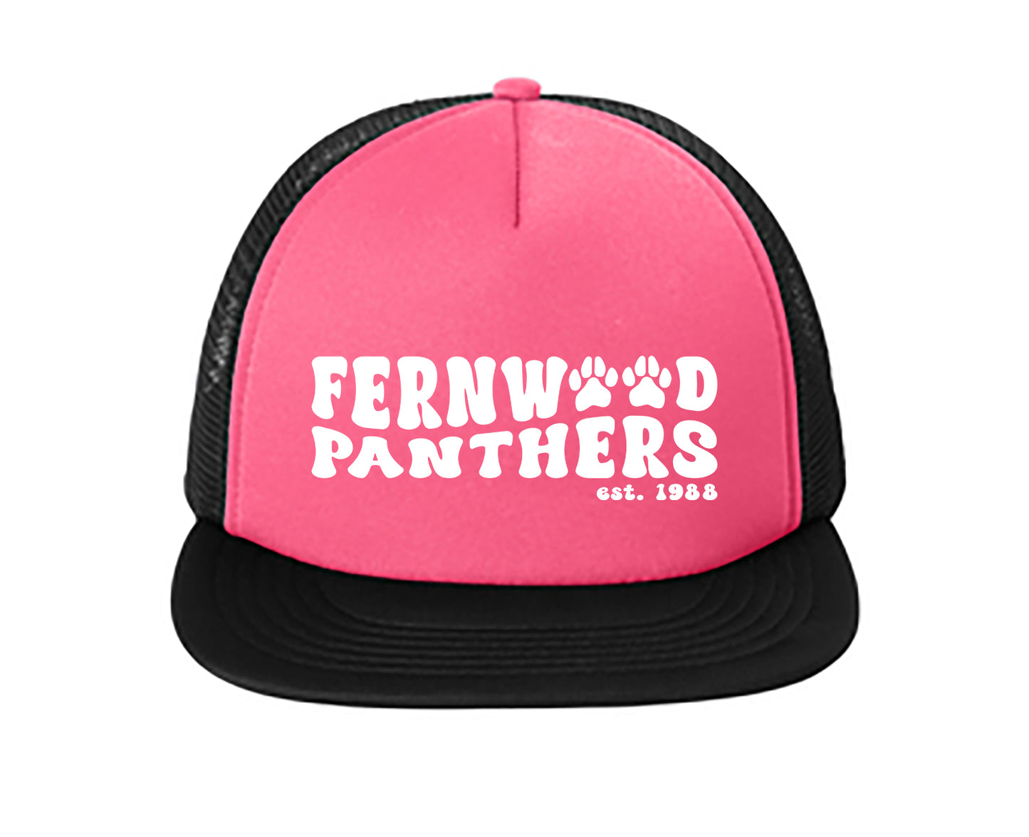 Flat Bill Snapback Trucker Cap