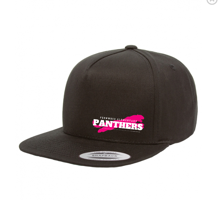 Adult 5-Panel Cotton Twill Snapback Cap