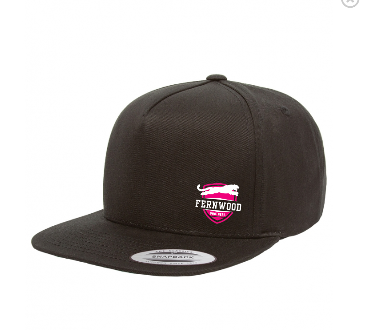 Adult 5-Panel Cotton Twill Snapback Cap