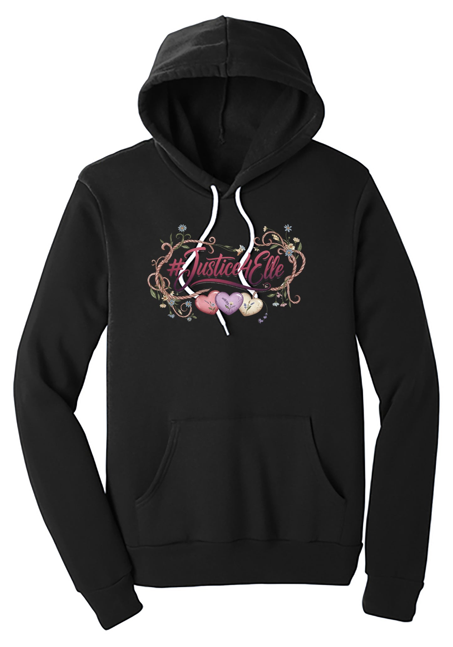 #Justice4Elle Flower Hoodie