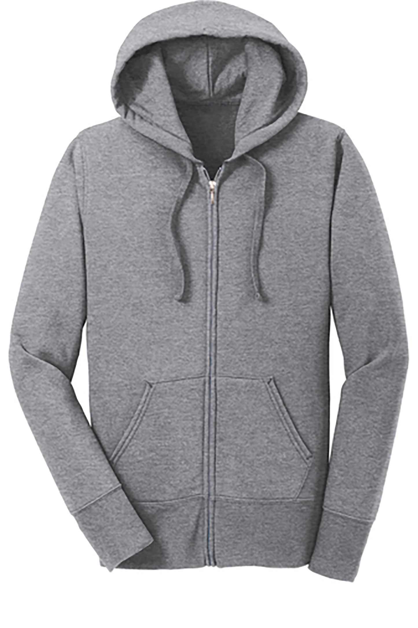 Althletic Heather Women's Core Fleece Full-Zip Hooded Sweatshirt