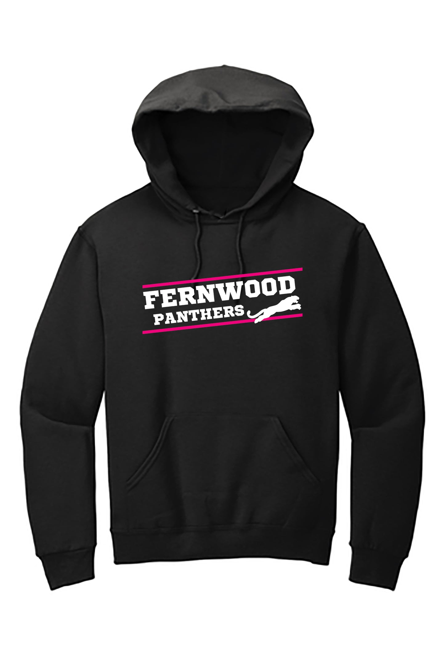 Black NuBlend® Pullover Hooded Sweatshirt