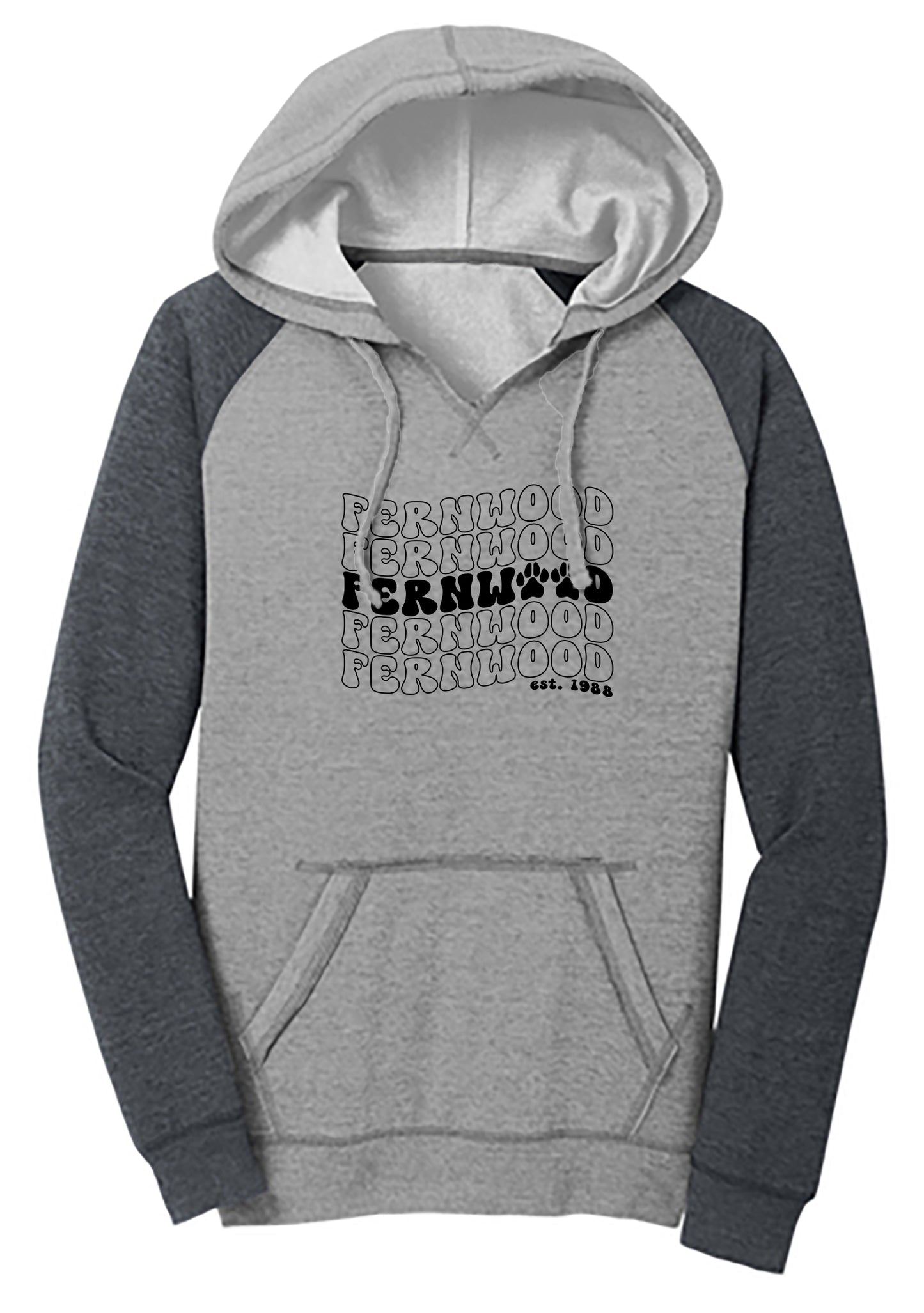 Women’s Lightweight Fleece Raglan Hoodie