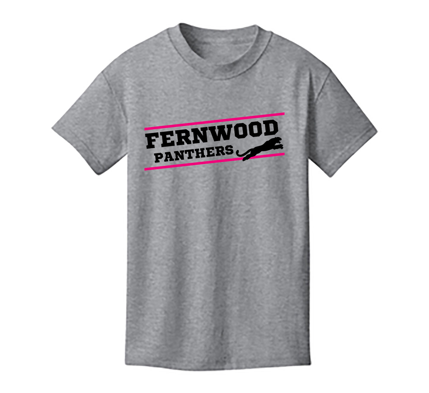 Athletic Heather Youth Core Cotton Tee