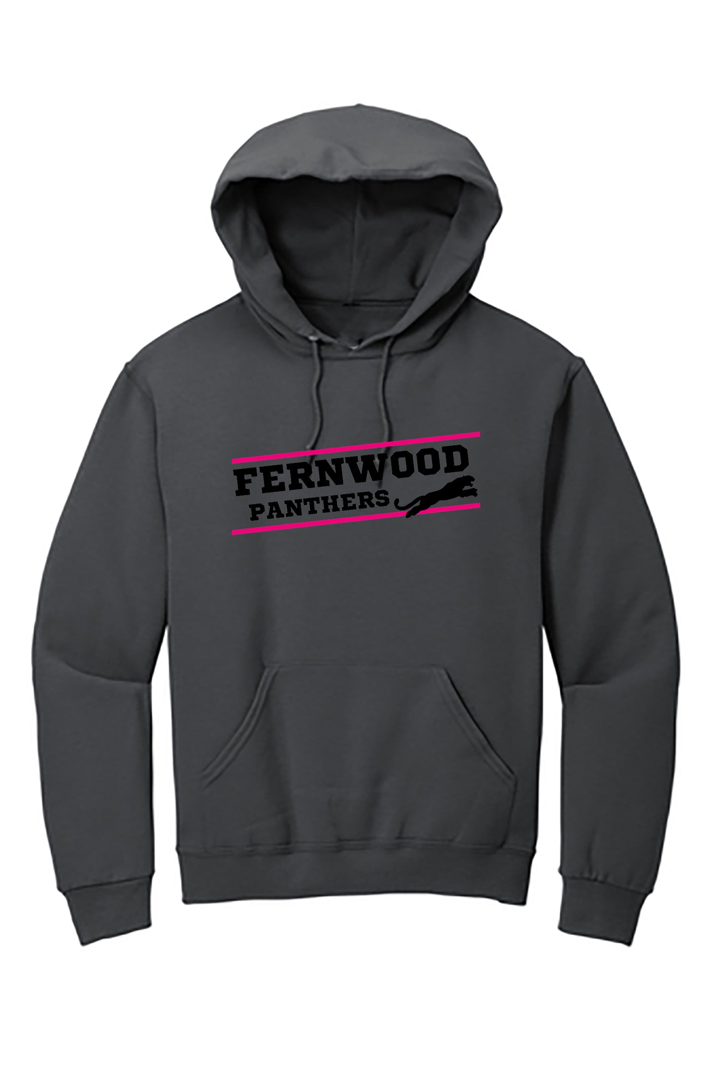 Charcoal Adult NuBlend® Pullover Hooded Sweatshirt