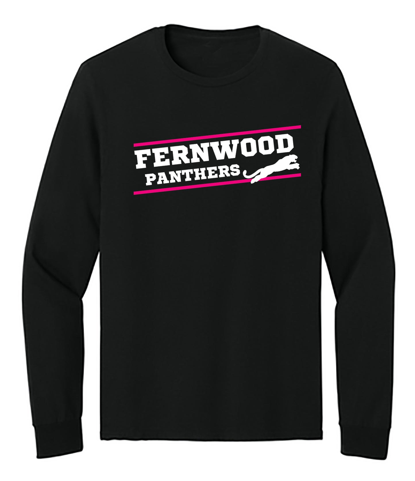 Black Adult Unisex Cotton Long Sleeve T-Shirt