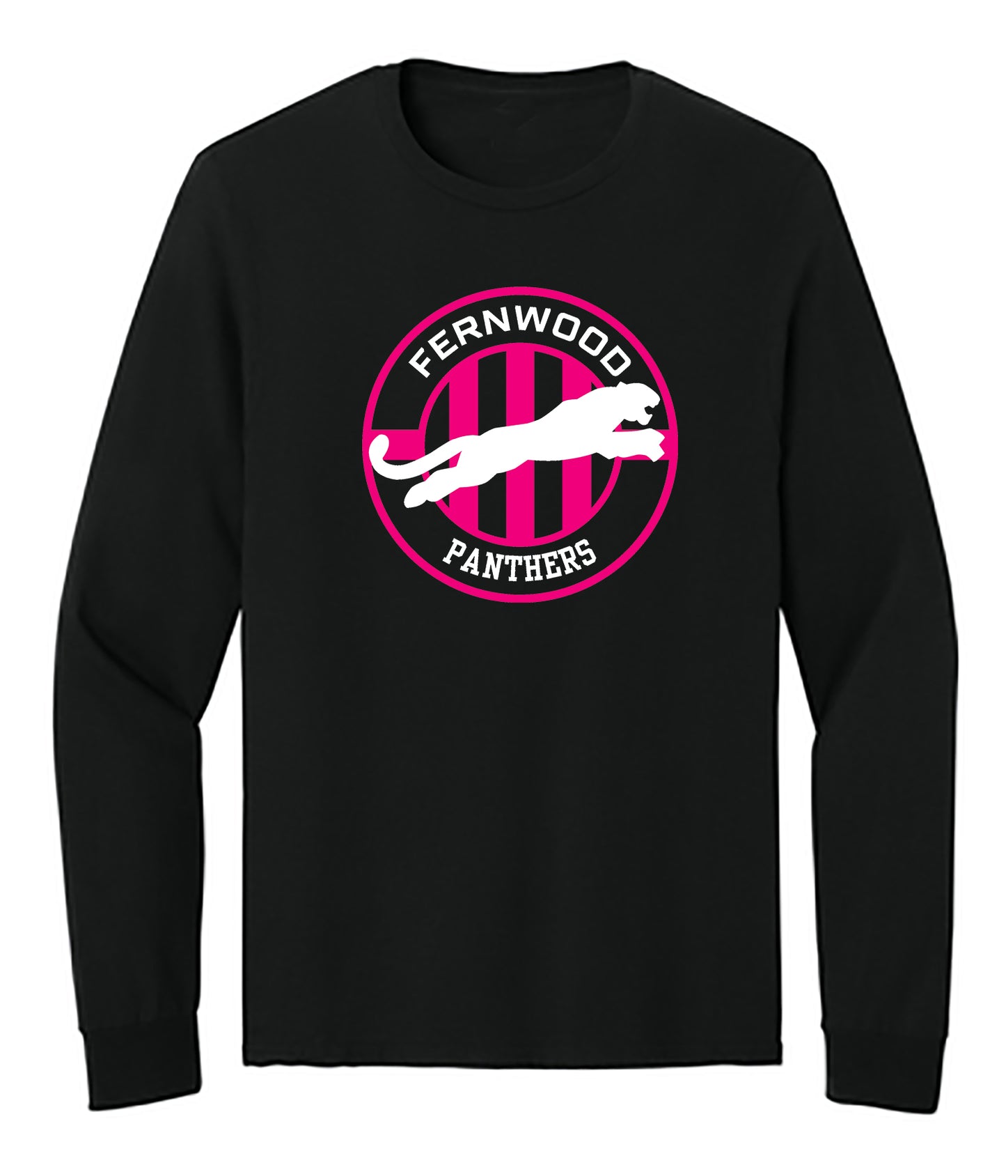 Black Adult Unisex Cotton Long Sleeve T-Shirt