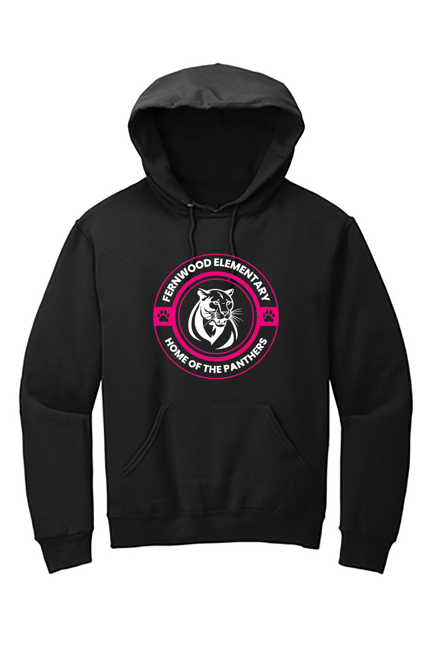 Black NuBlend® Pullover Hooded Sweatshirt