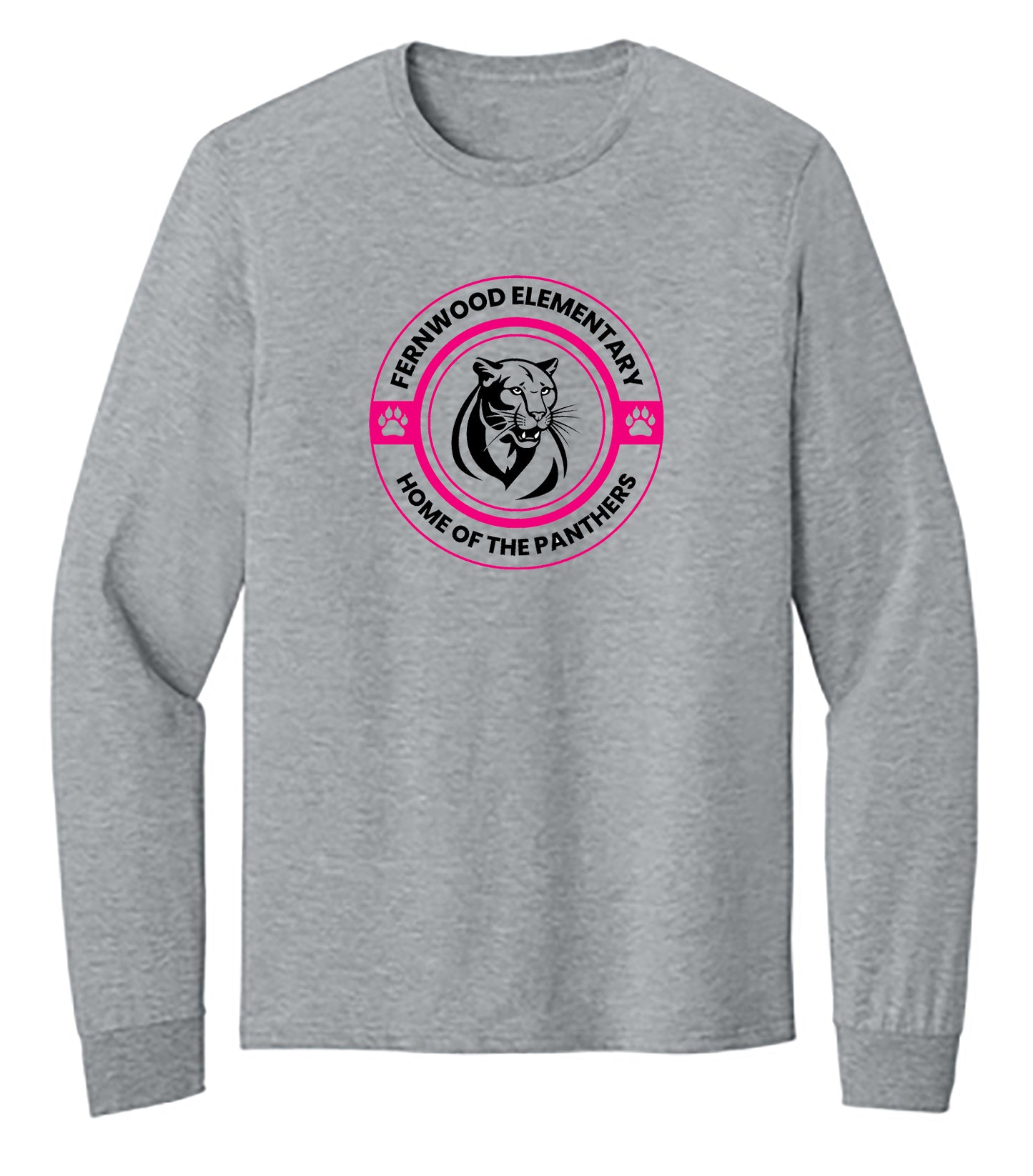 Athletic Heather Adult Unisex Cotton Long Sleeve T-Shirt