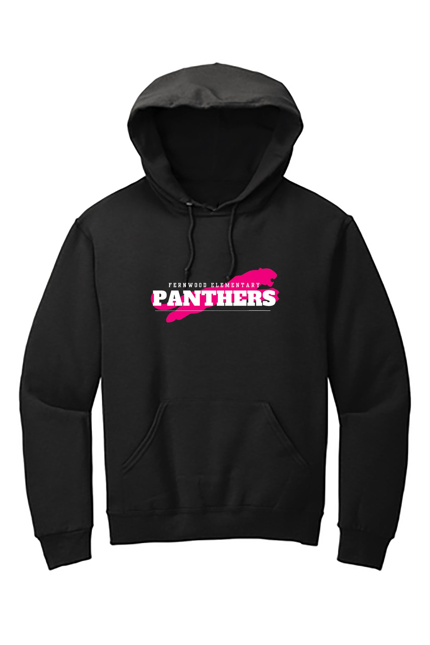 Black NuBlend® Pullover Hooded Sweatshirt