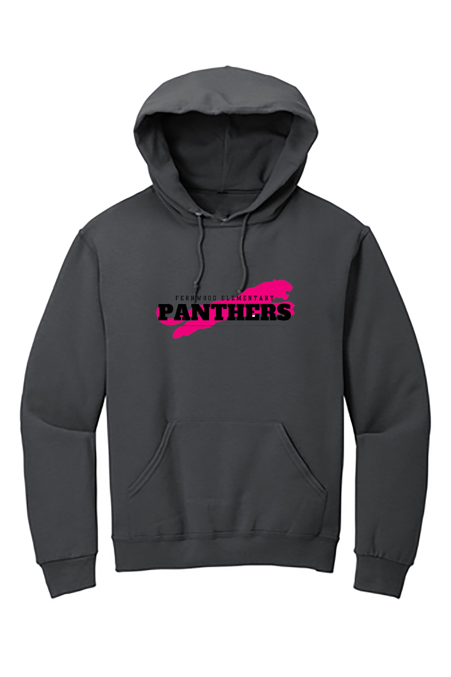 Charcoal Adult NuBlend® Pullover Hooded Sweatshirt