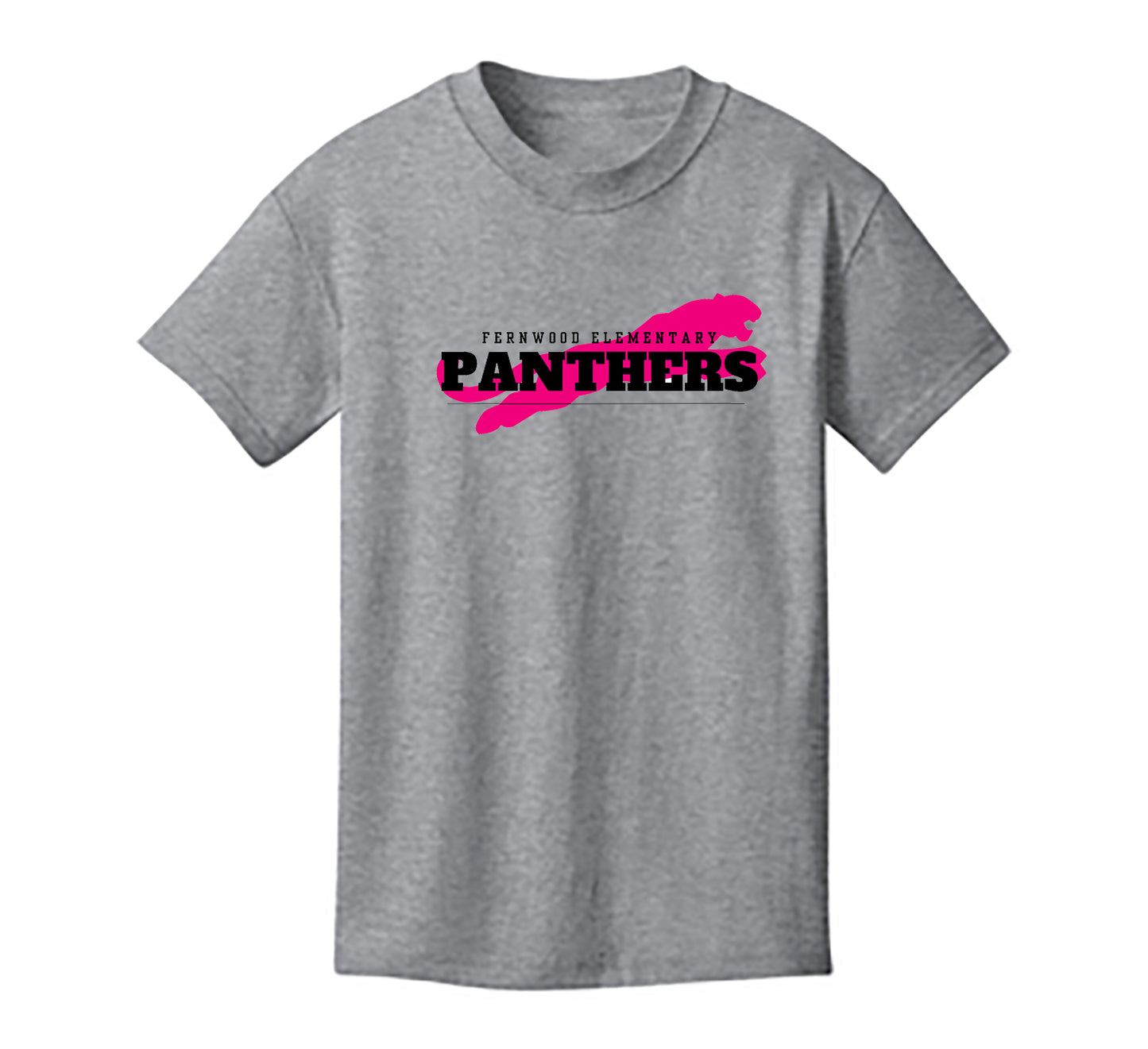 Athletic Heather Youth Core Cotton Tee