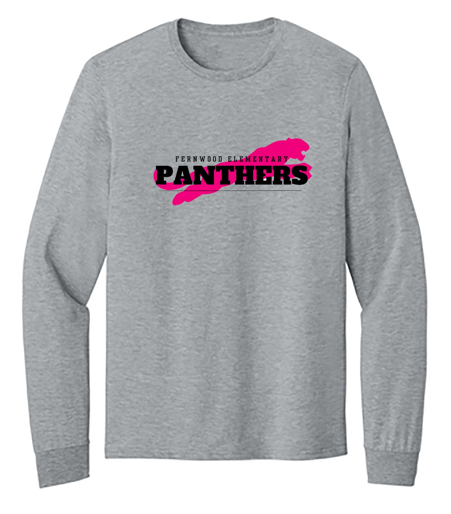 Athletic Heather Adult Unisex Cotton Long Sleeve T-Shirt
