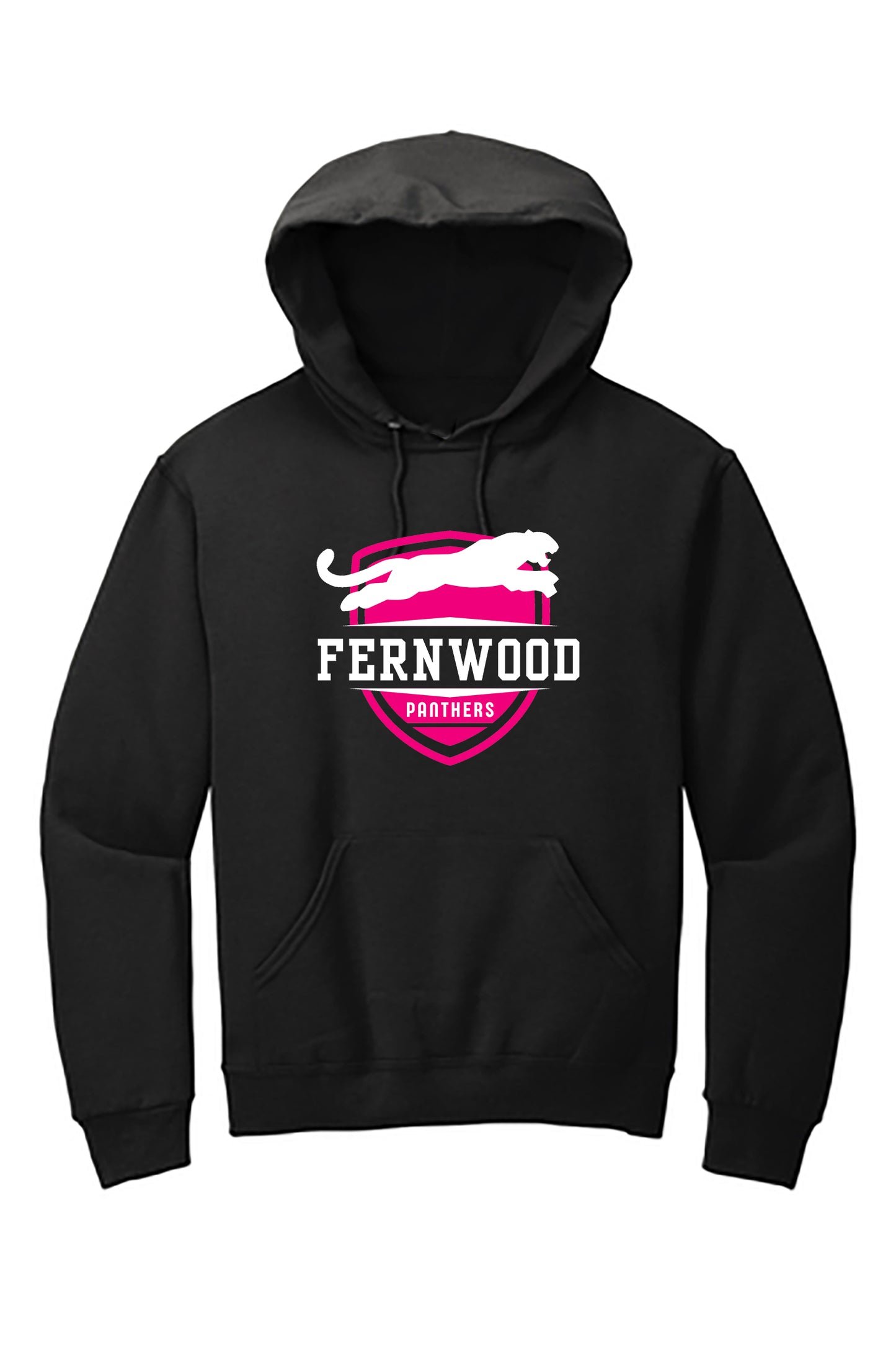 Black NuBlend® Pullover Hooded Sweatshirt