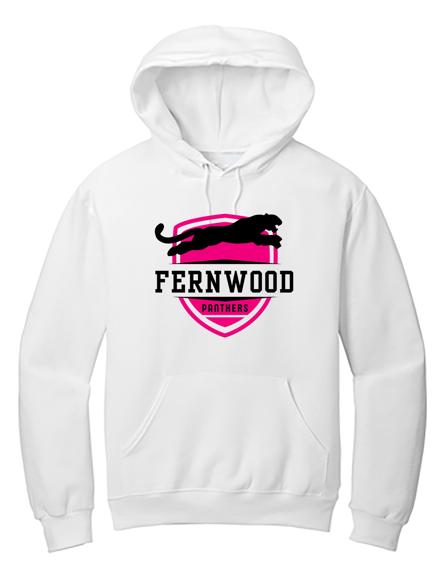 White Adult NuBlend® Pullover Hooded Sweatshirt