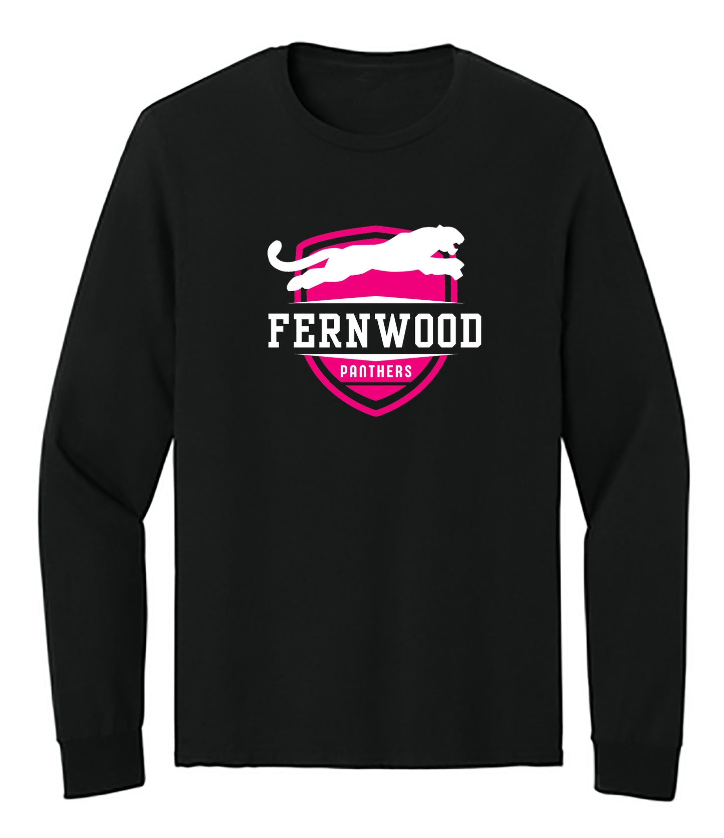 Black Adult Unisex Cotton Long Sleeve T-Shirt
