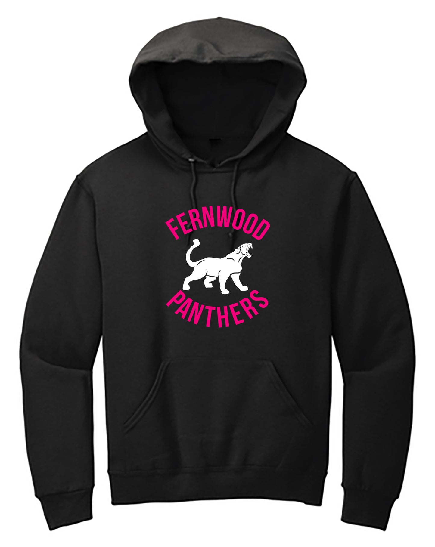 Black NuBlend® Pullover Hooded Sweatshirt