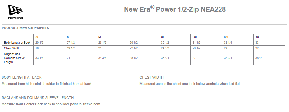 New Era® Power 1/2-Zip