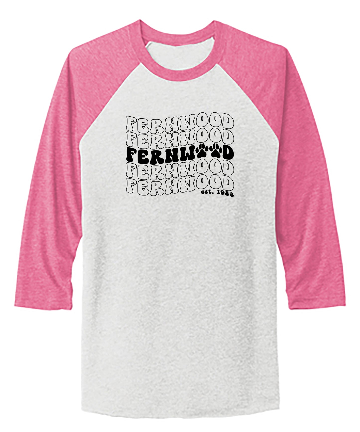 Unisex Tri-Blend 3/4-Sleeve Raglan Tee