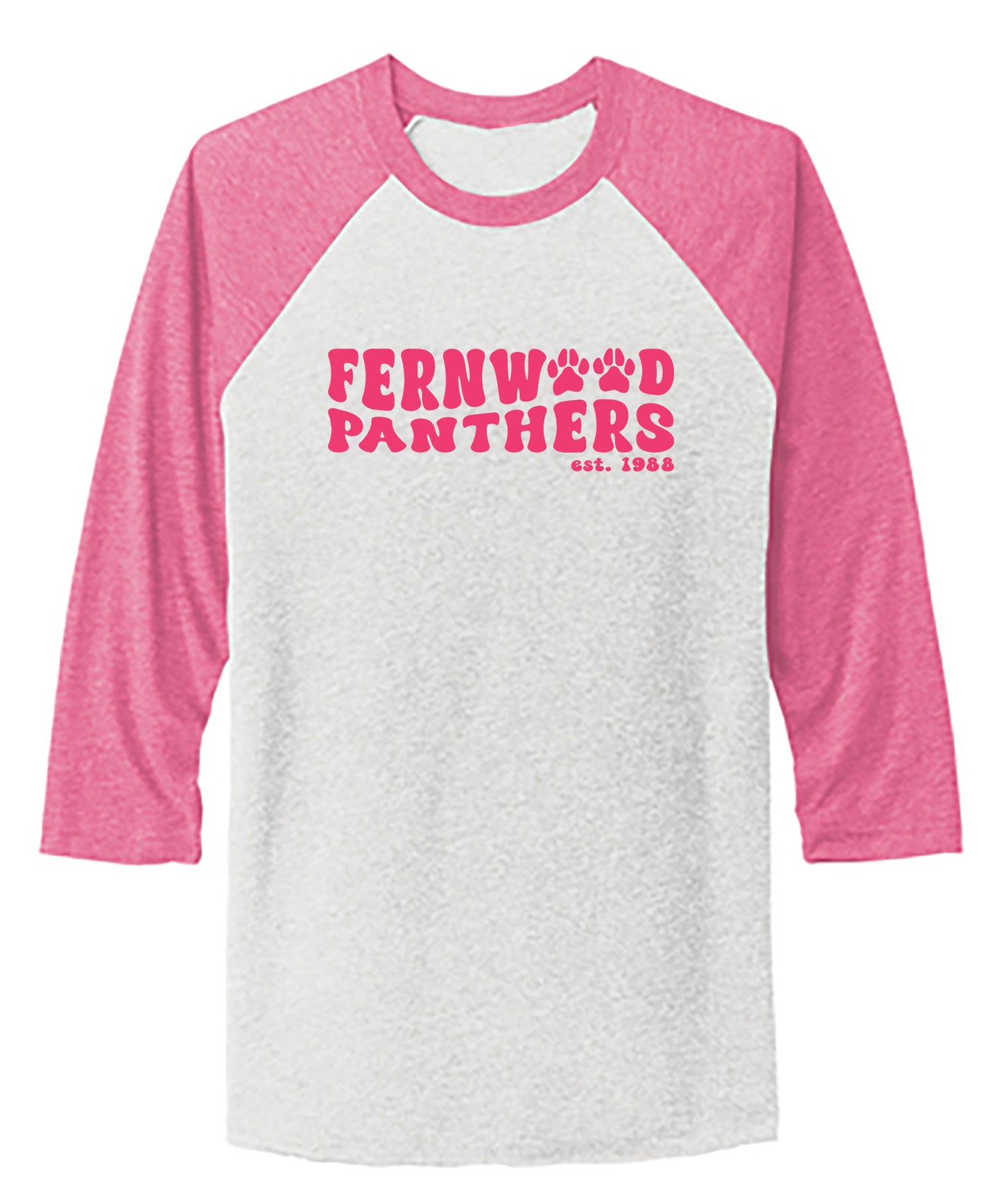 Unisex Tri-Blend 3/4-Sleeve Raglan Tee