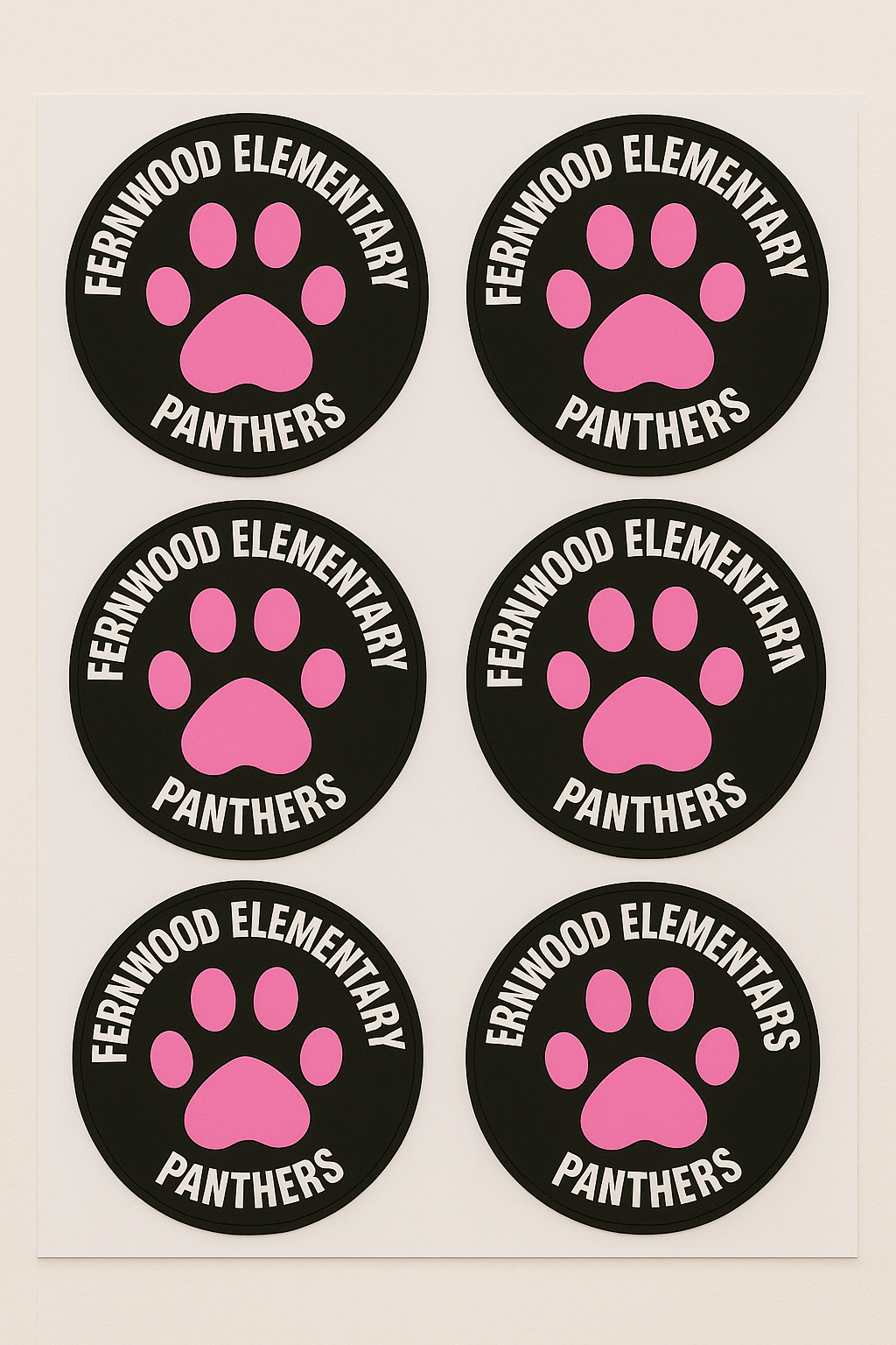 Fernwood Elementary 3" Vinyl Sticker