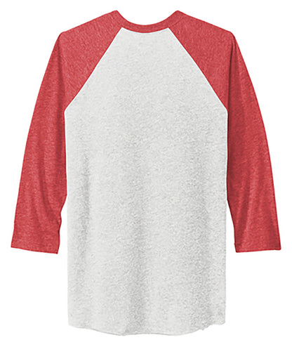 Unisex Tri-Blend 3/4-Sleeve Raglan Tee