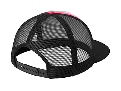 Flat Bill Snapback Trucker Cap