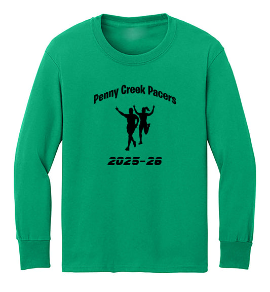 Penny Creek Pacers Youth Long Sleeve Tee