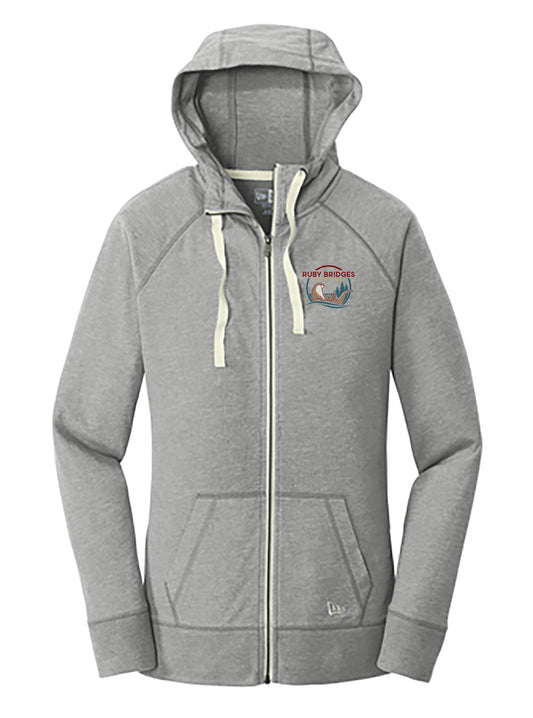New Era® Women's Sueded Cotton Blend Full-Zip Hoodie