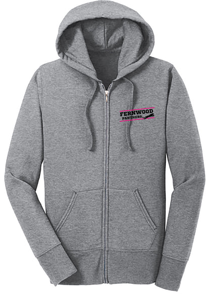 Fernwood Women's Fleece Full-Zip Hooded Sweatshirt
