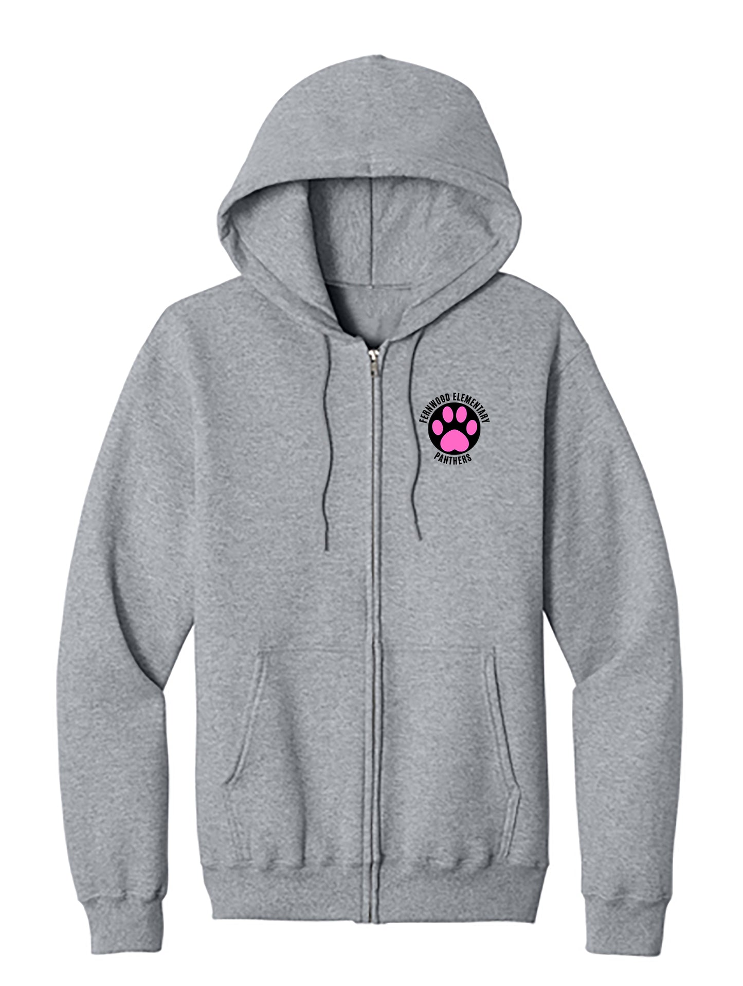 Fernwood Adult Fleece Full-Zip Hooded Sweatshirt