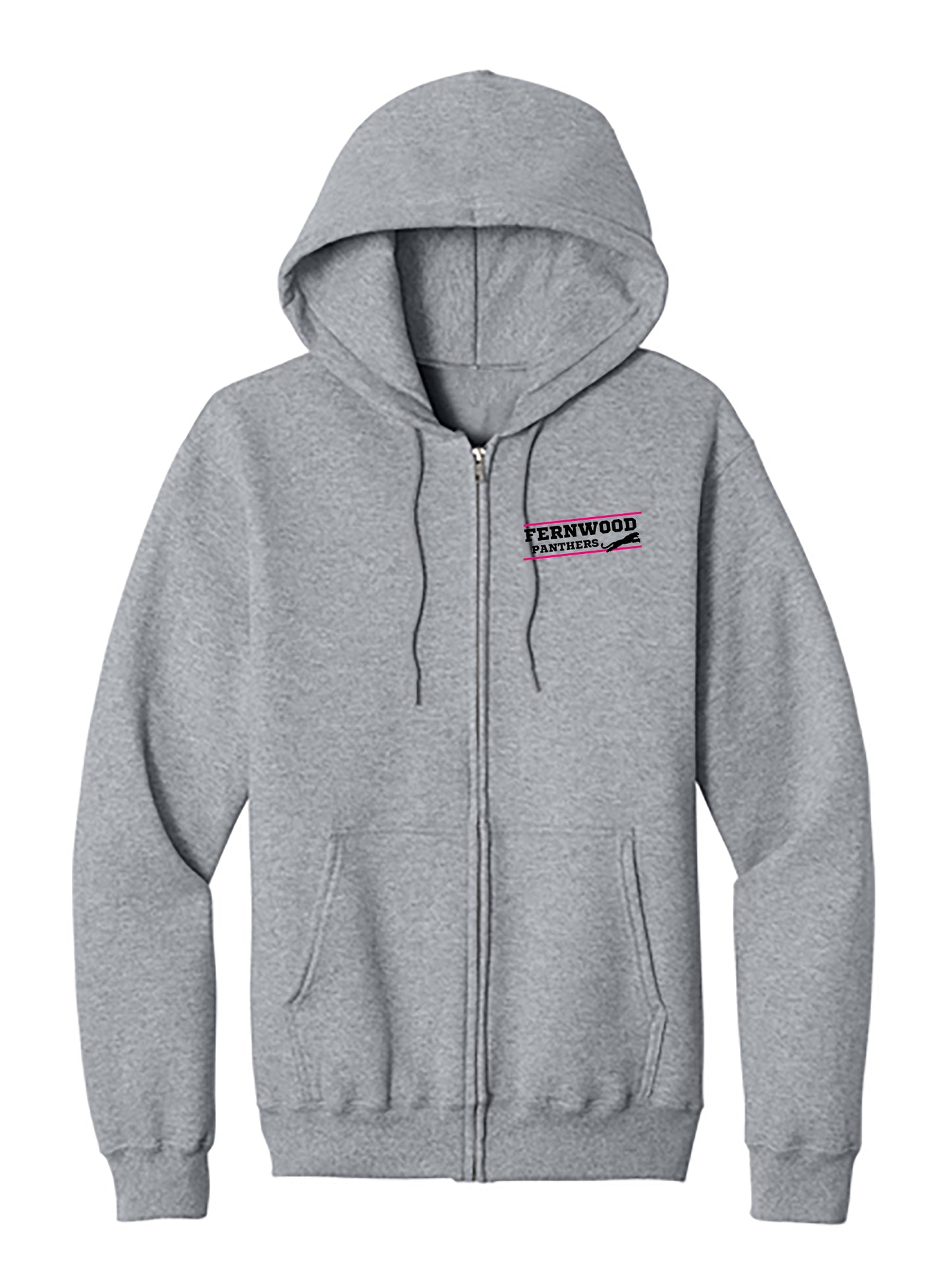 Fernwood Adult Fleece Full-Zip Hooded Sweatshirt