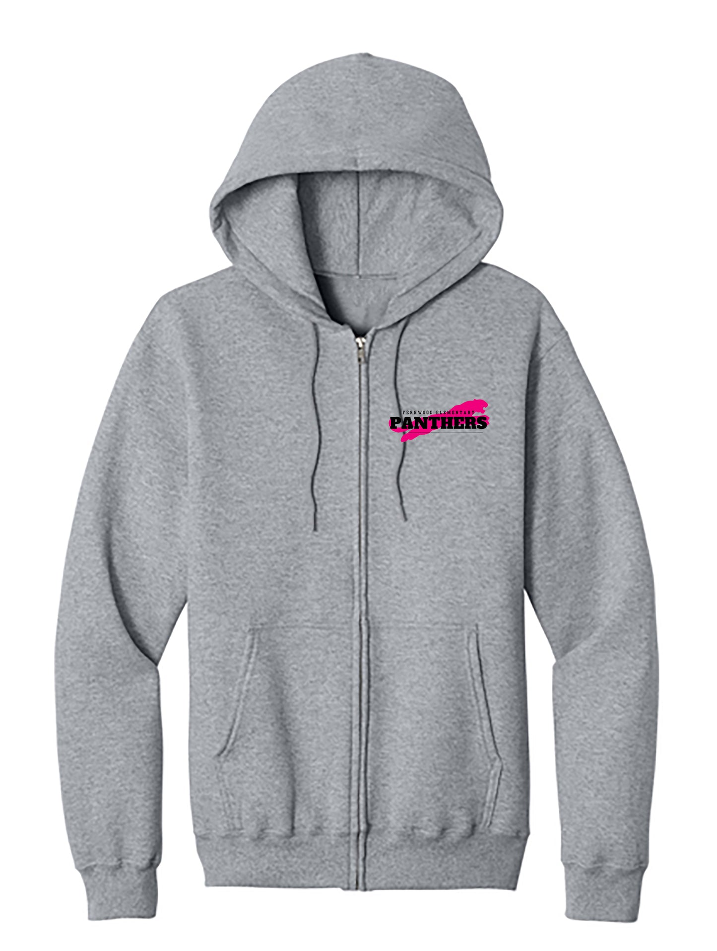 Fernwood Adult Fleece Full-Zip Hooded Sweatshirt