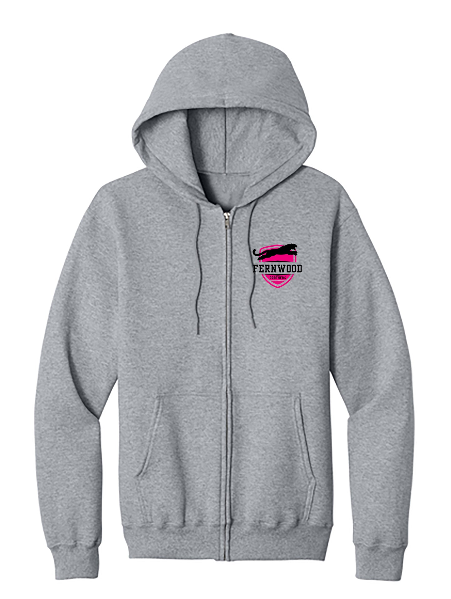 Fernwood Adult Fleece Full-Zip Hooded Sweatshirt