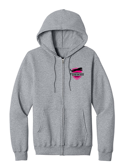 Fernwood Adult Fleece Full-Zip Hooded Sweatshirt