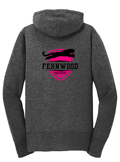 Heather Grey Women's Core Fleece Full-Zip Hooded Sweatshirt