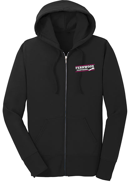 Fernwood Women's Fleece Full-Zip Hooded Sweatshirt