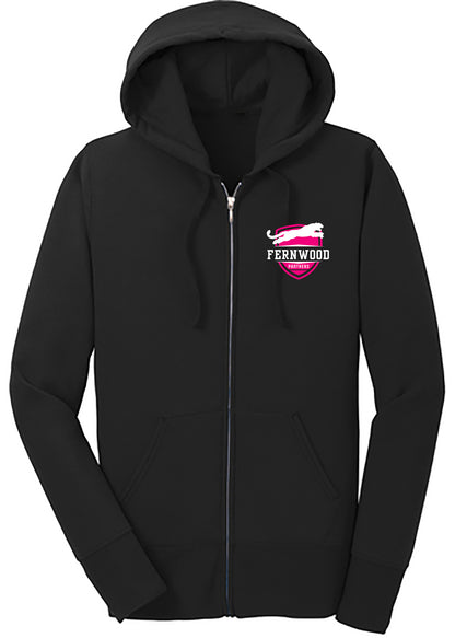 Fernwood Women's Fleece Full-Zip Hooded Sweatshirt