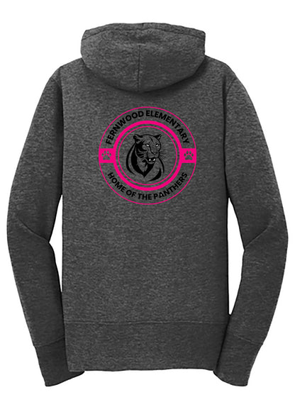 Heather Grey Women's Core Fleece Full-Zip Hooded Sweatshirt